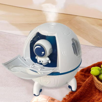 Humidificador de Astronauta con Efecto Niebla y Luz LED